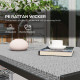 Rectangular Outdoor Dining Table, 4-Seat Patio Table with PE Rattan Wicker Tabletop for Backyard and Lawn, Grey