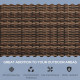 Rattan Wicker Loveseat Garden Furniture Leisure Chair with Armrests Brown