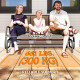 3-Seat Outdoor Glider Chair, Patio Rocking Chair, Steel Frame, Sling Fabric Seat for Garden, Backyard, Lawn, Brown