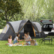 5-6 Person Family Tent, Outdoor Camping Tent with Lighting Hook, Carrying Bag for Camping, Hiking and Travelling, Cream