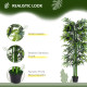 6FT Artificial Bamboo Tree Fake Decorative Plant with Nursery Pot for Indoor Décor