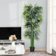 6FT Artificial Bamboo Tree Fake Decorative Plant with Nursery Pot for Indoor Décor