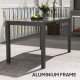 Extendable Patio Dining Table, 33.5