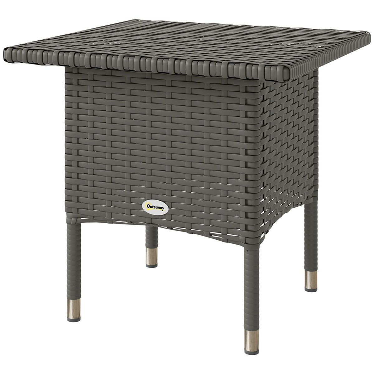 Wicker Outdoor Side Table, 20