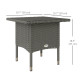 Wicker Outdoor Side Table, 20
