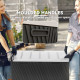 100 Gallon HDPE Outdoor Waterproof Deck Box