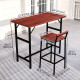 5 Piece Patio Bar Set with 47