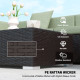 7 Pieces Outdoor Rattan Furniture Set, Patio Wicker Sectional Conversation Sofa Set, Light Green