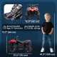 Qaba 6V Kids ATV, 4 Wheeler Electric Ride on Car with Music and LED Headlights, for Ages 37-72 Months Boys and Girls, Red