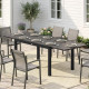 Expandable Outdoor Dining Table, 55