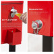 80 Quart Rolling Cooler Cart Portable Patio Ice Beer Beverage Cooling Bin w/ Bottle Opener & Storage Shelf Red