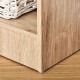 5-Tier Bookcase, Storage Bookshelf with Adjustable Shelves, Display Shelves for Living Room, Home Office, Nature Wood