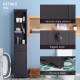 Tall Bathroom Cabinet Storage Organizer, Linen Tower with Shelves and Drawer
