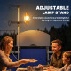Aluminum Camping Kitchen, Portable Folding Camping Table with Fabric Cupboards, Windshield, Bag for BBQ, Picnic, Blue