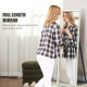 Floor Standing Mirror, Full Body Mirror, Free Standing, Leaning or Wall Mirror with Frame for Bedroom, White