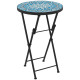 Mosaic Outdoor Patio Side Table, 14