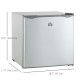 Compact Mini Freezer with Adjustable Temperature