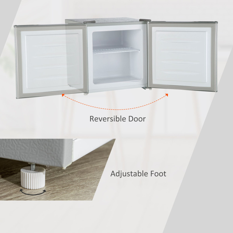 Compact Mini Freezer with Adjustable Temperature