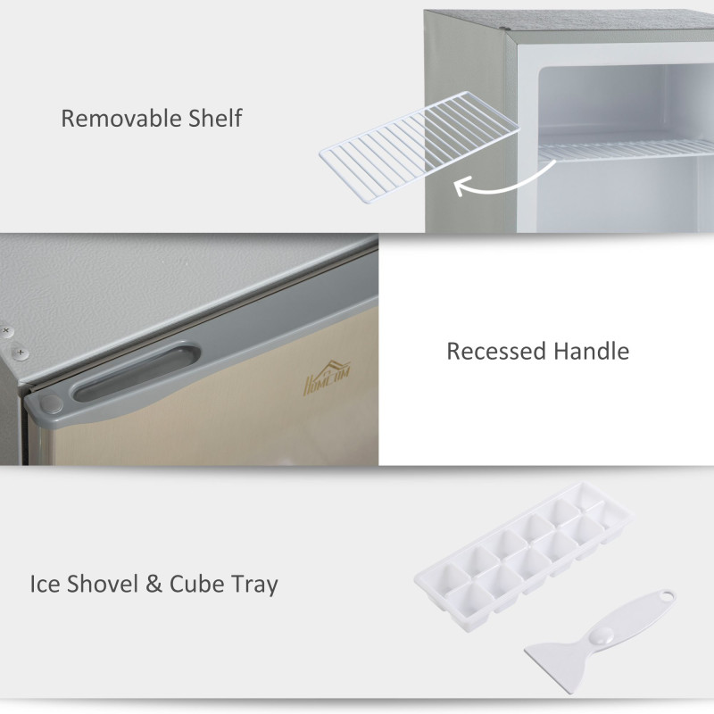 Compact Mini Freezer with Adjustable Temperature