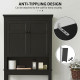 3-Tier Over Toilet Storage Unit Washing Machine Cabinet Dryer Cabinet with Adjustable Shelf for Bathroom, Laundry