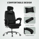 Ergonomic Executive High Back Office Chair with Footrest, Lumbar Support, Black