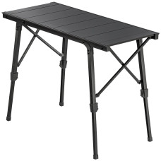 Folding Picnic Table Heavy Duty Camping Table with Removable Plates Non-slip Feet for Outdoor BBQ