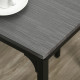 Industrial Bar Table Set Counter Height 3 Piece and 2 High Back Stools Set Dining Table Set Grey