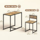 Dining Table Set, Industrial Dining Set for 2, Kitchen Table and Chairs for Small Space, Dining Room Table with Chairs