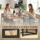 Dining Table Set, Industrial Dining Set for 2, Kitchen Table and Chairs for Small Space, Dining Room Table with Chairs