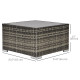 Rattan Garden Coffee Table, 25.6
