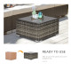 Rattan Garden Coffee Table, 25.6