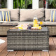 Rattan Garden Coffee Table, 25.6