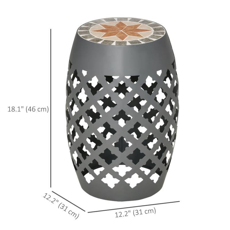 Ceramic Decorative Garden Stool, 12