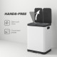Kitchen Garbage Bin, 2 x 7.9 Gal (2 x 30 L) Trash Can, Soft-Close Garbage Can with Removable Inner Buckets, White