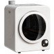 Compact Laundry Dryer, 1300W Portable Clothes Dryer with 4 Drying Modes, Stainless Steel Tub, White