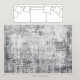Area Rug for Living Room 8x10, Modern Abstract Machine Washable Rug, Non-Slip Carpet for Bedroom, Dining Room, Grey