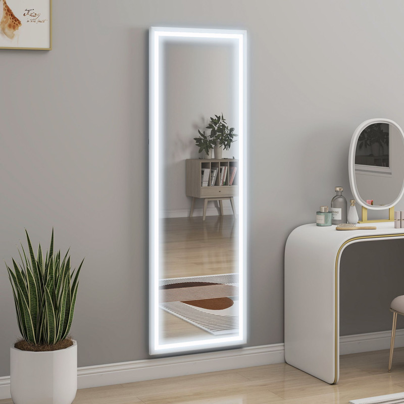 LED Mirror with Dimmable and 3 Colour Lights, 64