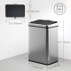 Touchless Stainless Steel Soft-Close Trash Can