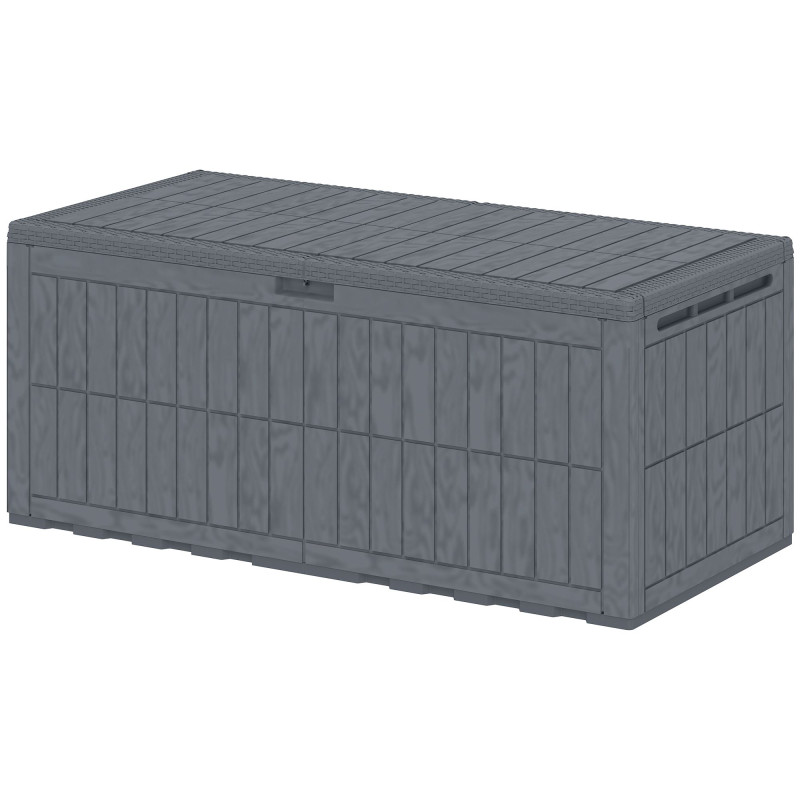 100 Gallon Resin Deck Box Waterproof Storage