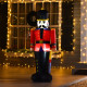 6 Ft Tall Nutcracker Toy Soldier Outdoor Lighted Airblown Inflatable Christmas Lawn Decoration