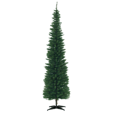 7' PVC Slim Pencil Artificial Christmas Tree 390 Branch Tips