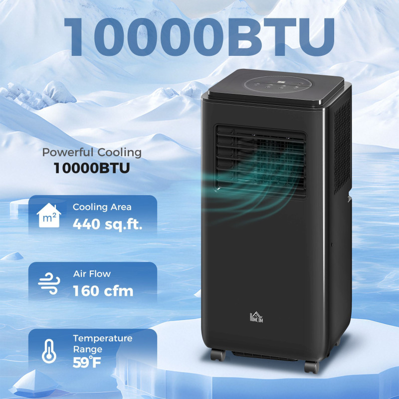 10,000 BTU Portable AC for 440 Sq Ft