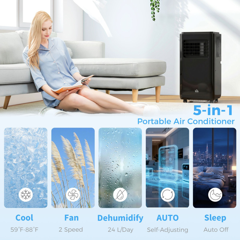 10,000 BTU Portable AC for 440 Sq Ft