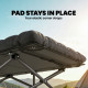 Set of 2 Camping Cot with Soft Pad, 32" Extra Wide Folding Cots with Non-Slip Feet and Carry Bag, Black