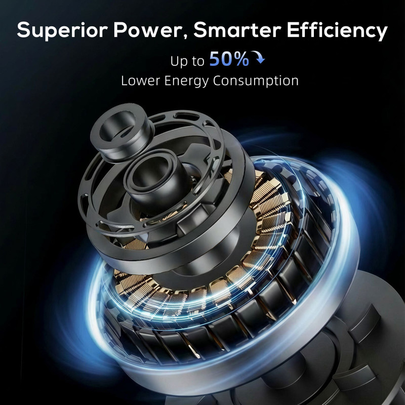 28dB Tower Fan with 12 Speeds and 4 Modes, Standing Floor Fan with 80° Oscillating, 12H Timer, Black