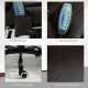 7-Point Vibrating Massage Chair, Reclining Office Chair with Footrest, Reclining Back, Adjustable Height, Brown