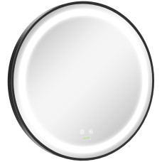 LED Bathroom Mirror for Vanity, Dimmable Lighted Anti Fog Wall Mirror with 3 Temperature Colors, Plug-in, 28 Inch