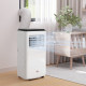 8,000 BTU Moible Air Conditioner 345 Sq. Ft., Dehumidifier Fan Auto Sleep with 24H Timer On/Off, Window Kit, White