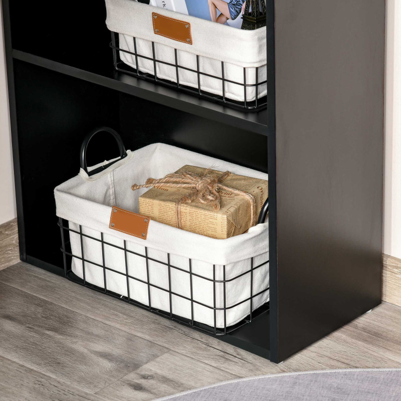Modern Computer Desk with Storage Shelves, 47