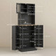 66.5" Tall Kitchen Pantry Cabinet, Kitchen Hutch, Microwave Cabinet with Adjustable Shelves for Dining Room, Black